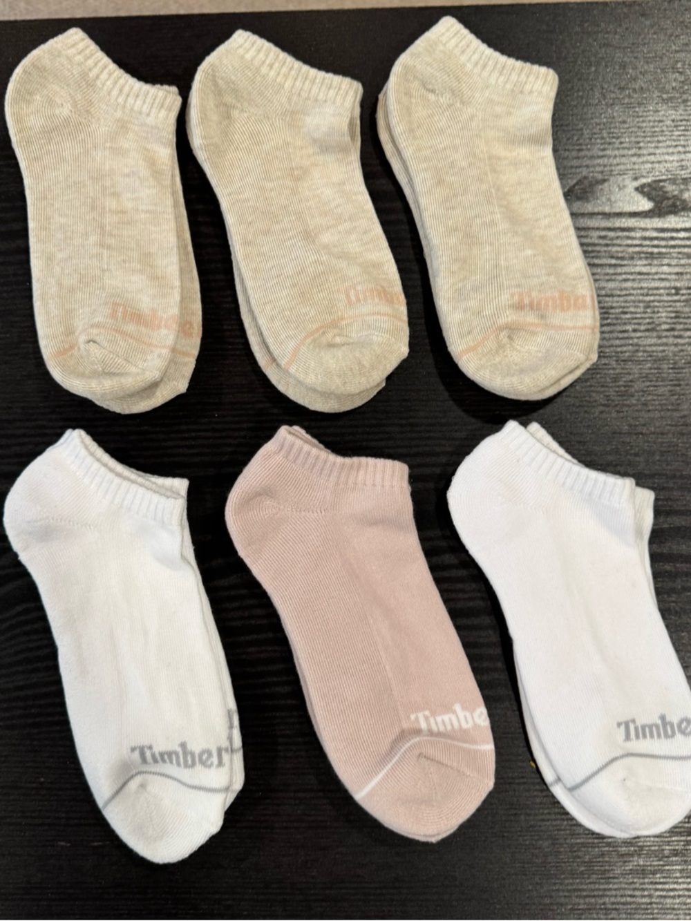 NEW Timberland 6 Pack Socks - Medium